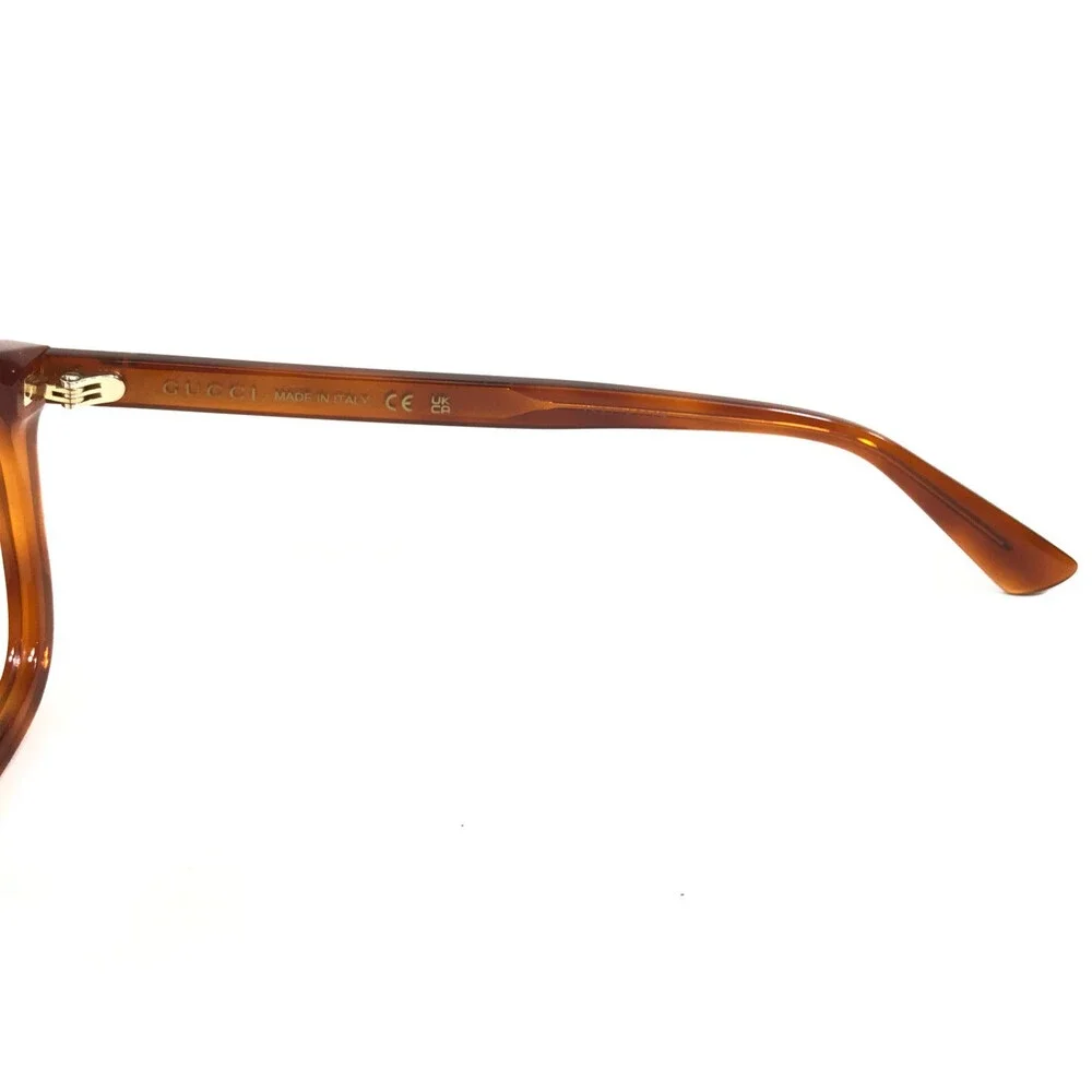 Gucci Eyeglasses Frames GG1319O 002 Tortoise Brown Square Full Rim 53-17-145